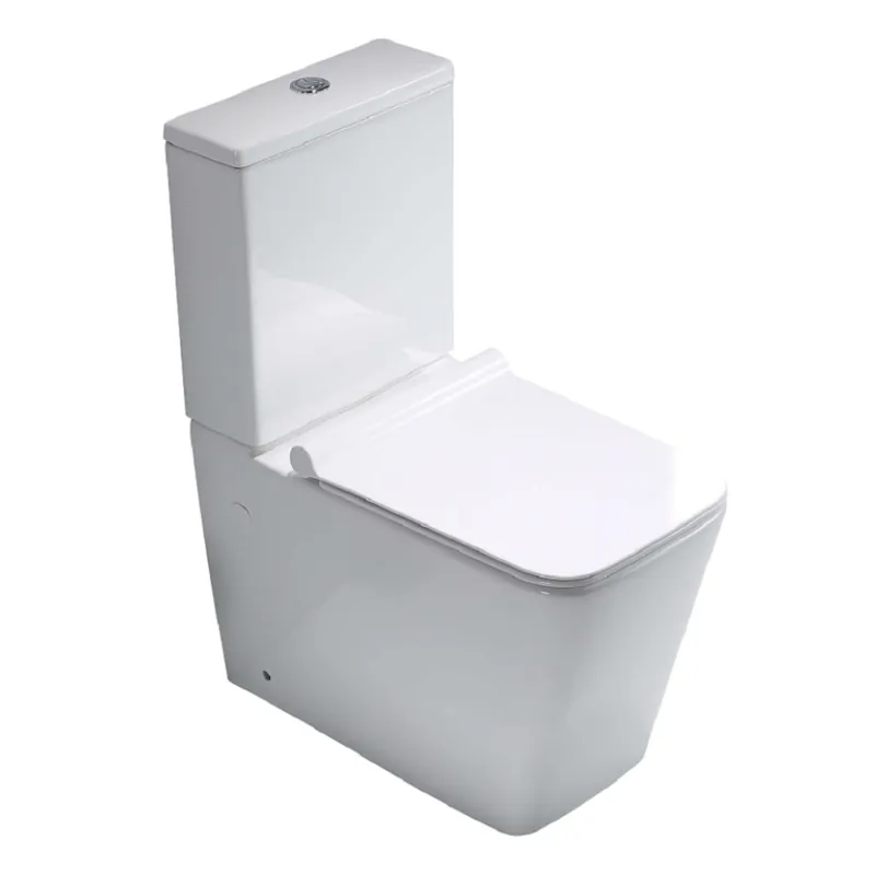 Beställ nu MOON Golvstående WC Blank Vit Rimfree SoftClose, NOURK