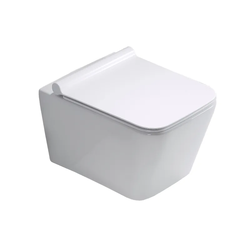 Moon Vägghängd Toalettstol Vit, NOURK I lager