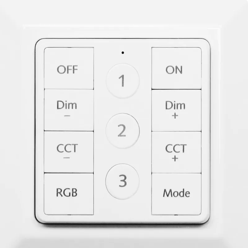 Smart Home RF-Fjärrkontroll, Dim/CCT/RGB/Scen, Malmbergs 9917067 Kundfavorit