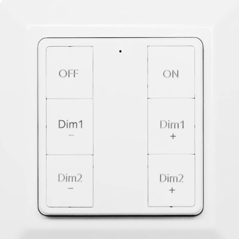 Smart Home RF Fjärrkontroll, På/Av/Dim, 2-Kanals, Malmbergs 9917068 Erbjudande