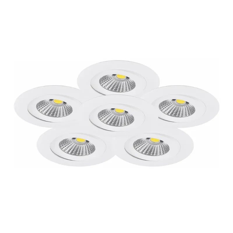 MD-360 LED-Downlightset 6x6W/2700K/IP44, Malmbergs 9974805 Extra rabatt