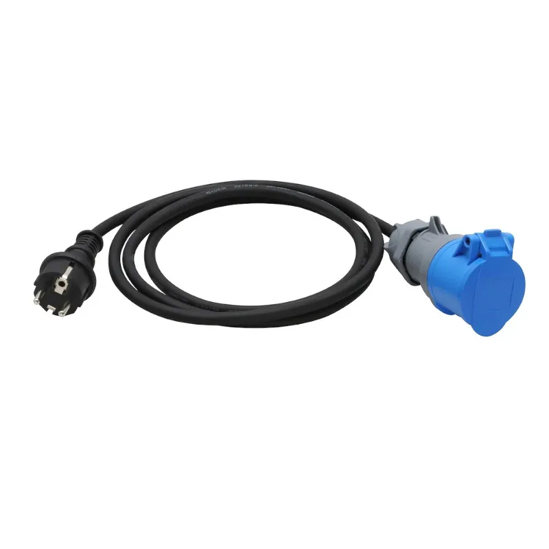 Övergångskabel 1-Fas Schuko 216-6/16A 2m, Malmbergs 1593250 Begränsat antal