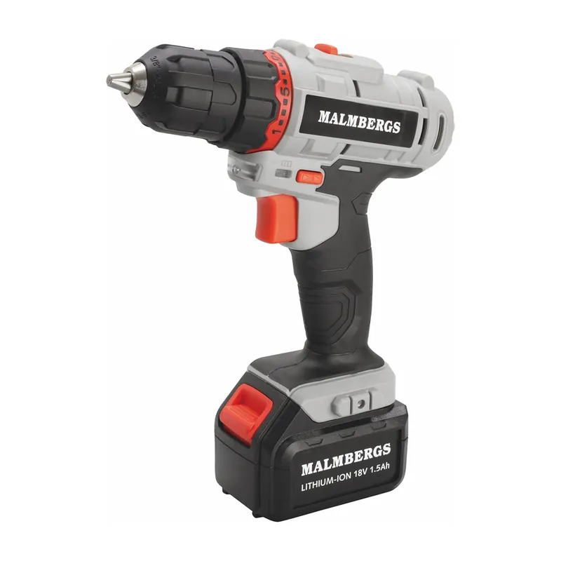 Borrskruvdragare 18V, 1,5Ah Li-Ion, Malmbergs 9916081 Köp online