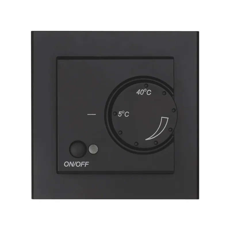 Lågt pris Golvvärmetermostat Optima, 3200W, Svart, Malmbergs 8580475