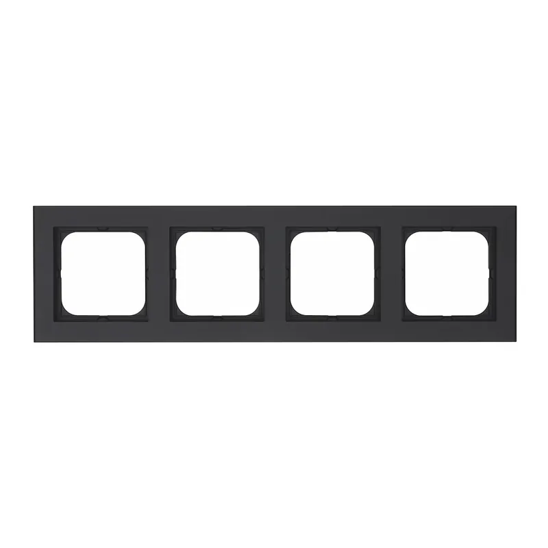 Erbjudande Kombinationsram Optima, 4-Fack, Svart, Malmbergs 1894467