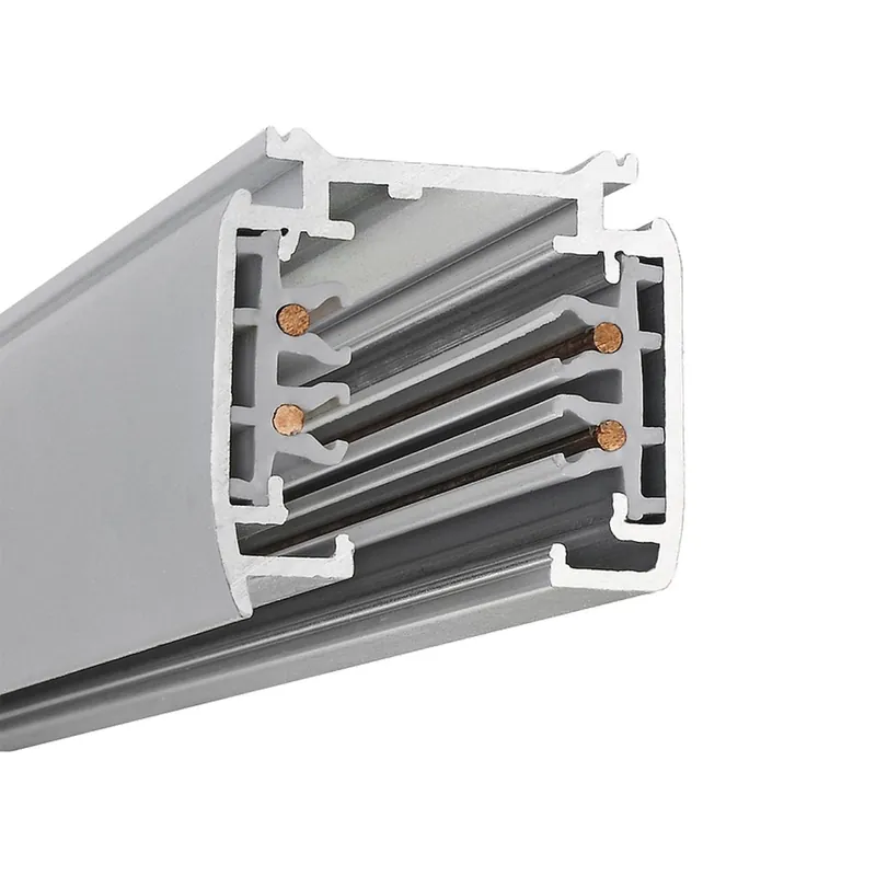 Skena 3-Fas, 1m, Vit, Powergear 7420230 Reapris