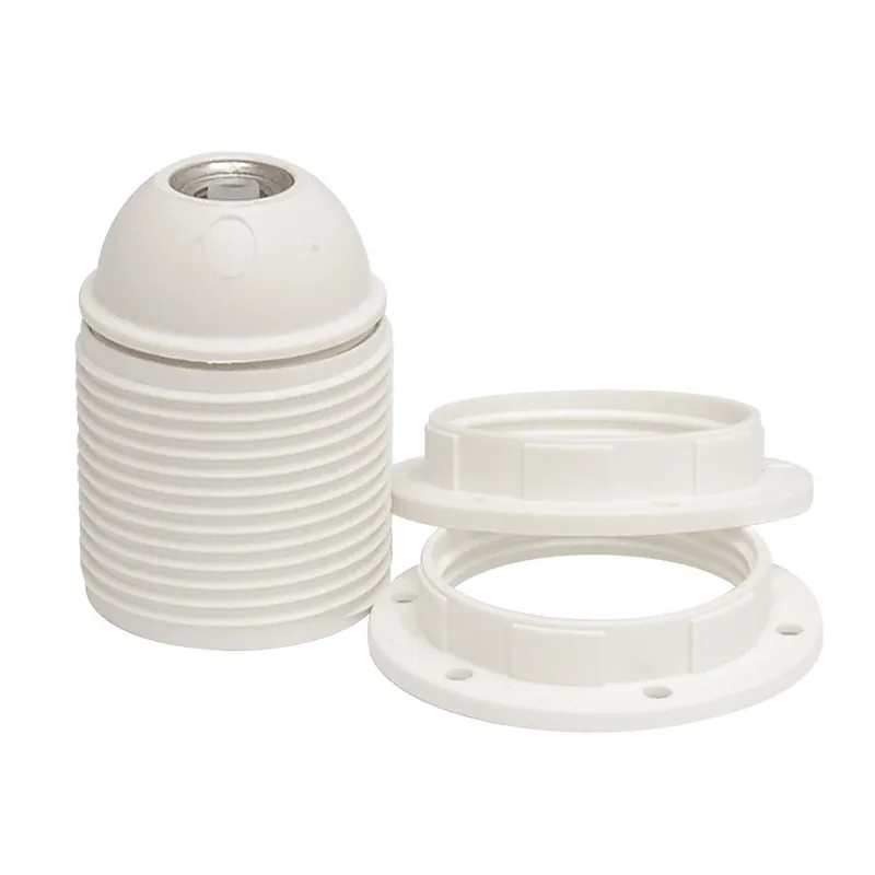 Lamphållare, Ojordad, Gängad, E27, Vit, Malmbergs 99008048 Erbjudandepris