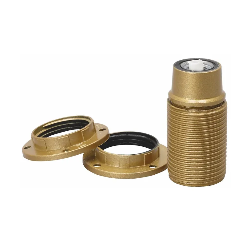 Lamphållare, Ojordad, Gängad, E14, Guld, Malmbergs 99008858 Kundfavorit