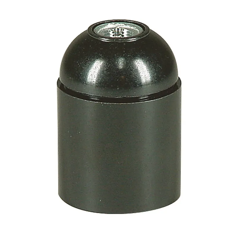 Lamphållare, Jordad, E27, Svart, Malmbergs 99009168 Fynd