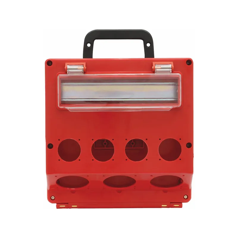 Uttagskapsling, 12 Moduler, IP44, Röd, Malmbergs C501 Rabatter