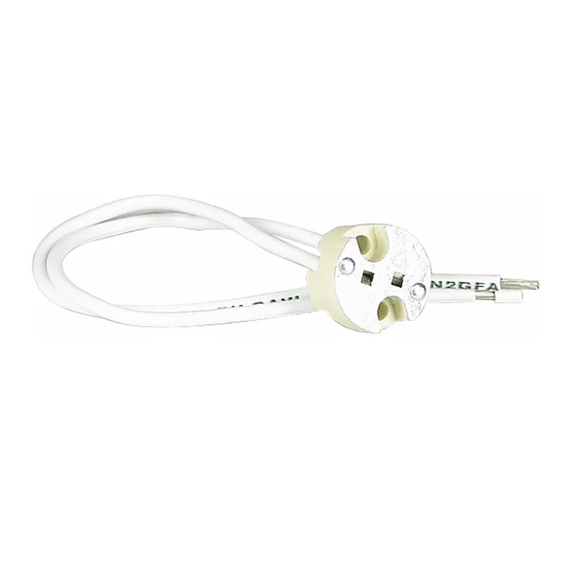 Halogenlamphållare I Keramik, T290°, Vit, Malmbergs 99009428 Kampanj