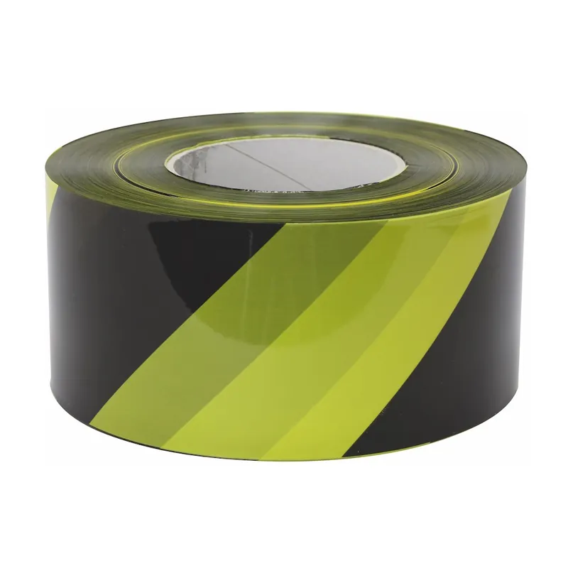 Avspärrningsband 75mm, Gul/Svart, etab 9907011 Outlet