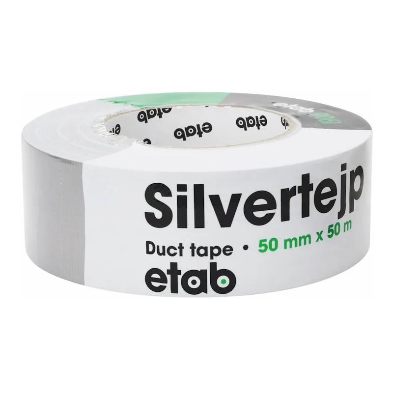 Vävtejp 50mm, Silver, etab 9907014 I lager