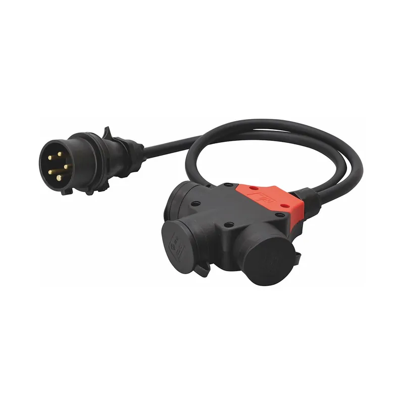 Sista chansen Grenuttag Stage, 3-Fas/1-Fas, 16A, IP44, Svart, Malmbergs 2403850