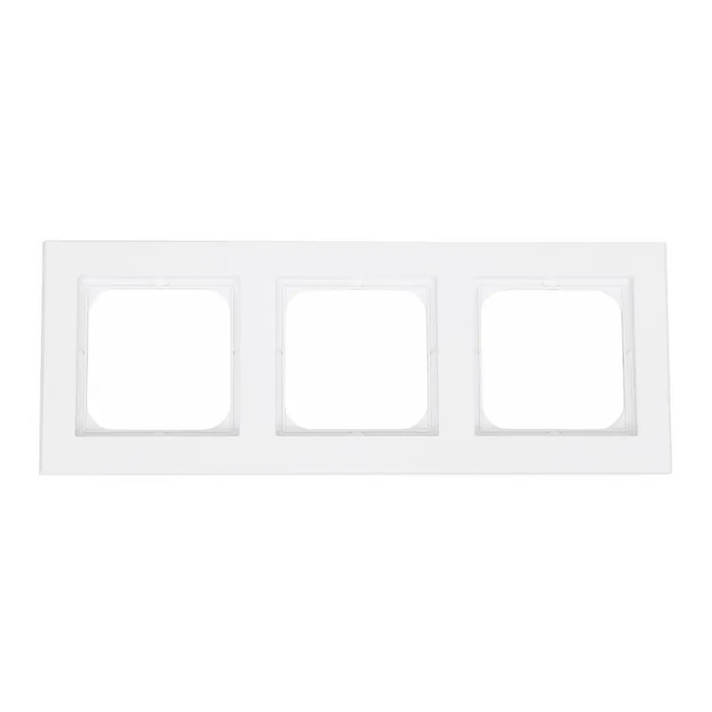 Kombinationsram Optima, 3-Fack, 226x84mm, Signalvit, Malmbergs 1894426 Populär