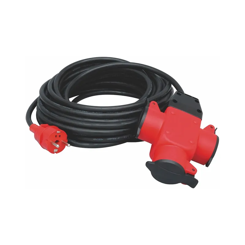 Billig Grenuttag, 3G2,5mm, 3-Vägs, IP44, 10m, Med Lock, Malmbergs 2403903