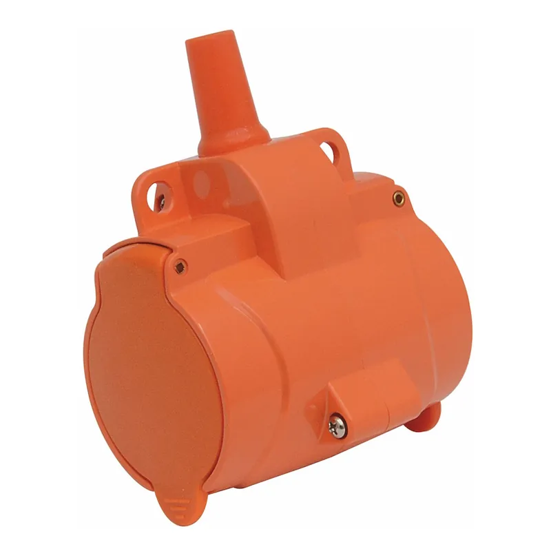 Snabb frakt Grenuttag Med Jord, 2-Vägs, IP44, Orange, Malmbergs 2403939