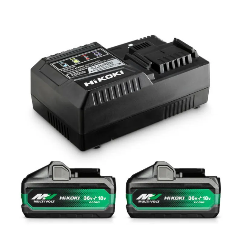 Batteriset MULTI VOLT 18V/36V 2XBSL36A18X+UC18YSL3, HiKOKI UC18YSL3WHZ Nedsatt pris