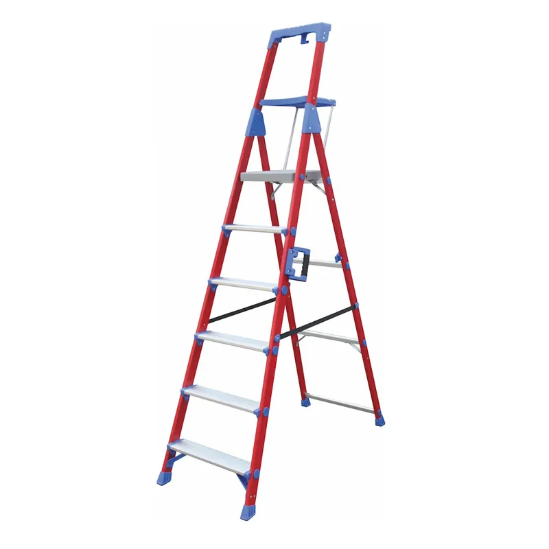 Glasfibertrappstege Med Verktygshylla, 6 Steg, Malmbergs 1652748 Kundfavorit
