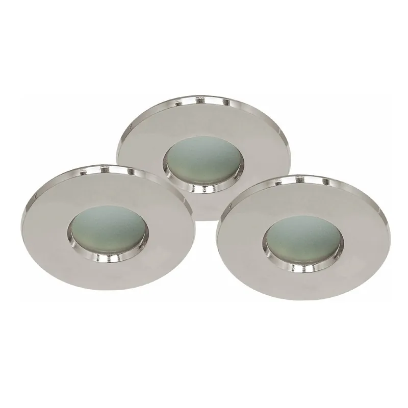 Snabb frakt Downlightset MD-54S, 12V, IP44, Krom, Malmbergs 7466440