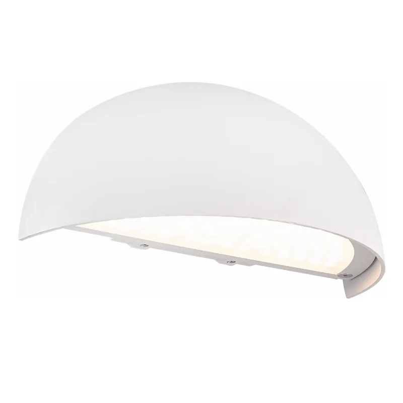 Väggarmatur Boda, LED, 8,4W, 4000K, IP54, Vit, Malmbergs 9977307 Trygg betalning