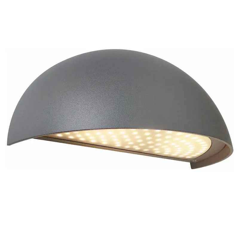 Väggarmatur Boda, LED, 8,4W, 4000K, IP54, Mörkgrå, Malmbergs 9977308 Nedsatt pris