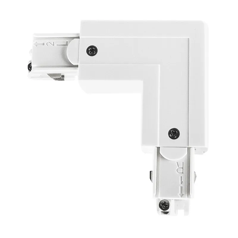 Nedsatt pris L-Skarv, För 3-Fas Skena, Vit, Powergear 7420272