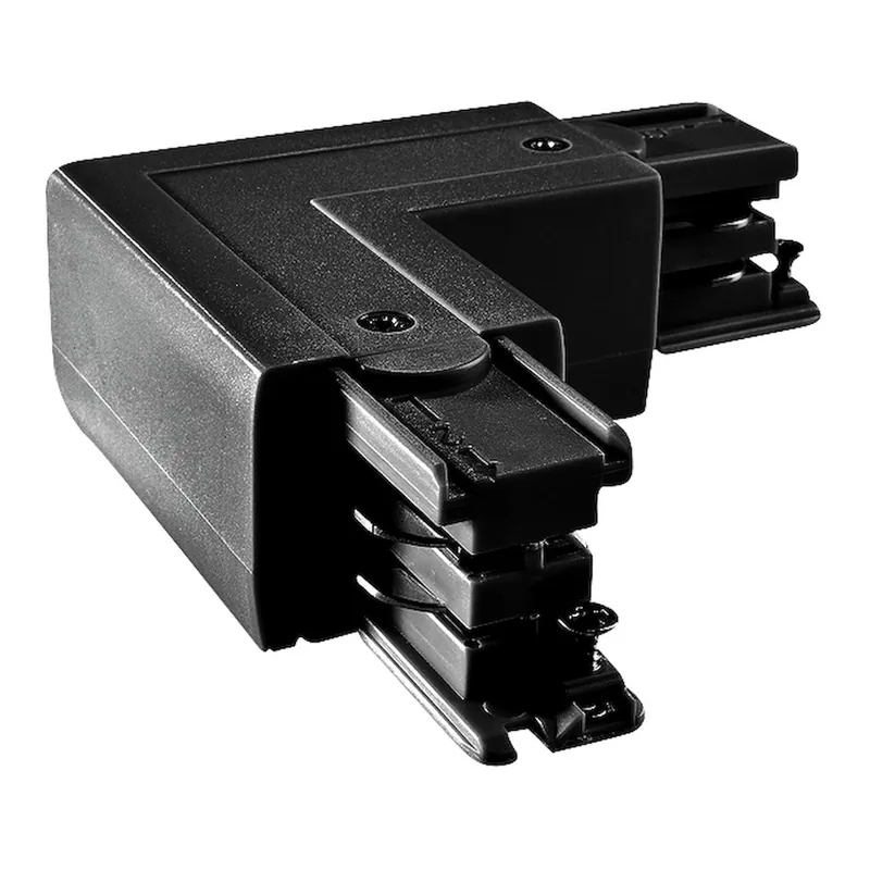 L-Skarv, För 3-Fas Skena, Svart, Powergear 7420274 Fynd