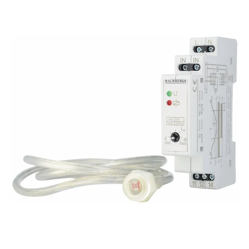 Säker betalning Ljusrelä, För Infällt Hålmontage, Malmbergs 1309303