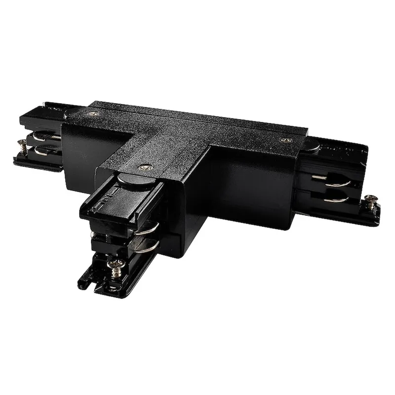 T-Skarv R1-R2, För 3-Fas Skena, Svart, Powergear 7420280 Populär