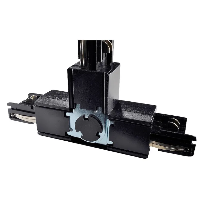 T-Skarv L1-L2, För 3-Fas Skena, Svart, Powergear 7420277 Fynd