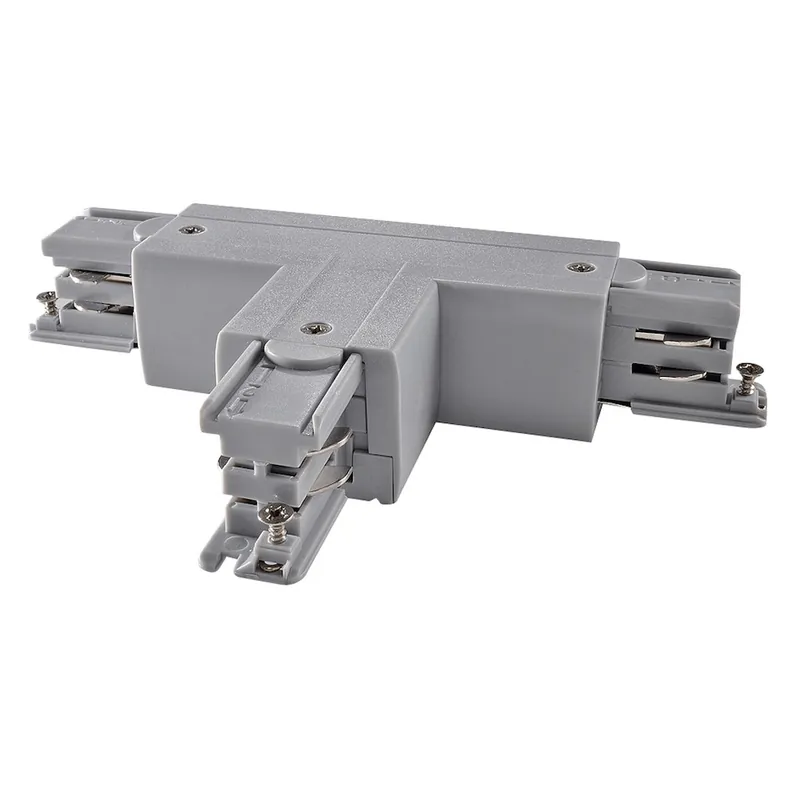 Premium T-Skarv R1-R2, För 3-Fas Skena, Silver, Powergear 7420279