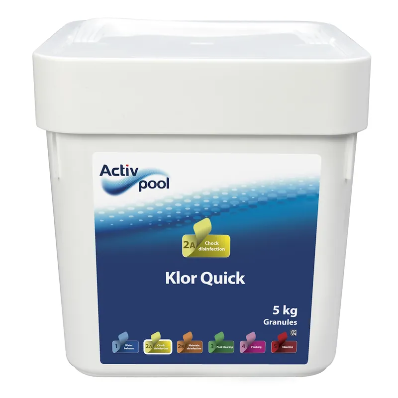 Extra rabatt Activ Pool Klor Quick 5kg